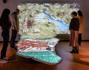 ARTIS-Uli Deck// 11.04.2024, Badisches Landesmuseum, BLM, Ausstellung „Welterbe des Mittelalters 1300 Jahre Klosterinsel Reichenau“, Große Landesausstellung 2024 - 20. April – 20. Oktober 2024 im Archäologischen Landesmuseum Baden-Württemberg (AL