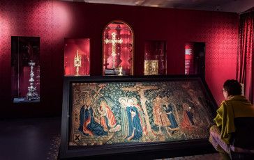ARTIS-Uli Deck// 11.04.2024, Badisches Landesmuseum, BLM, Ausstellung „Welterbe des Mittelalters 1300 Jahre Klosterinsel Reichenau“, Große Landesausstellung 2024 - 20. April – 20. Oktober 2024 im Archäologischen Landesmuseum Baden-Württemberg (AL
