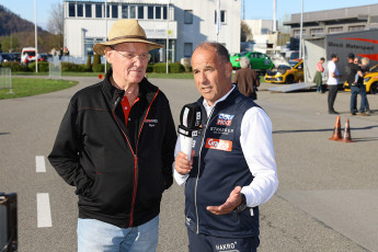 Dietmar Brückl von TV22 mit Pepe Hammerer (links)