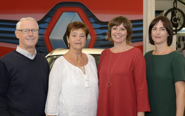 Walter und Marlies Malin,Nadja Malin-Potzinger und Linda Wallenta-Malin