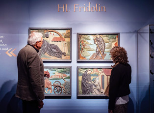 ARTIS-Uli Deck// 11.04.2024, Badisches Landesmuseum, BLM, Ausstellung „Welterbe des Mittelalters 1300 Jahre Klosterinsel Reichenau“, Große Landesausstellung 2024 - 20. April – 20. Oktober 2024 im Archäologischen Landesmuseum Baden-Württemberg (AL