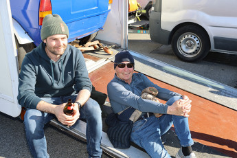 Mathias Beck mit Norbert Breuss (rechts)