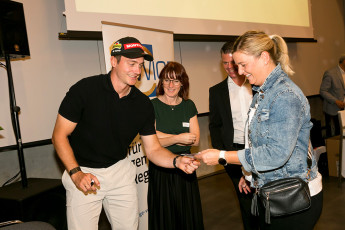 Rankweil am 21.5.2026 11. Ordentliche Generalversammlung der WIGE Vorderland, im Firmament. Stargast Doppelolympiasieger Alessandro Haemmerle.