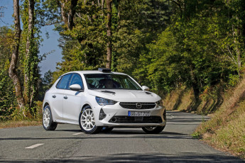 Testfahrten Opel Corsa R4, 10./11. September 2020 in Frankreich