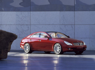 Coupé und Limousine zugleich: die Vision CLS von Mercedes-Benz.Coupe and sedan rolled into one: Vision CLS from Mercedes-Benz