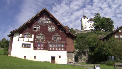 Die Sehenswürdigkeiten von Werdenberg Schlangenhaus und Schloss