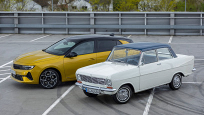 1963 Opel Kadett L & 2022 Opel Astra Hybrid