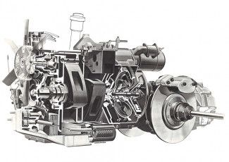 The NSU Ro 80’s two-disc rotary piston engine