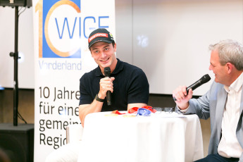 Rankweil am 21.5.2026 11. Ordentliche Generalversammlung der WIGE Vorderland, im Firmament. Stargast Doppelolympiasieger Alessandro Haemmerle.