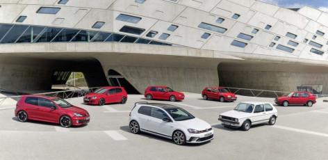 Volkswagen feiert den 40. Geburtstag des Golf GTI