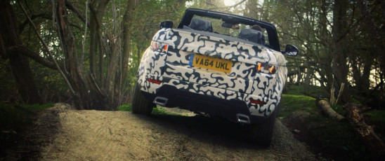 Range Rover Evoque Convertible testing at Eastnor (1)