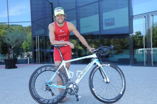 Dominik Berger ist letztmals als Profi beim Trans Vorarlberg Triathlon im Einsatz.